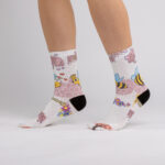 Calzini colorati a fantasia per donna /