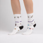 Calzini colorati a fantasia per donna /