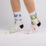 Calzini colorati a fantasia per donna / Calzini colorati a fantasia per donna /