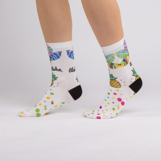Calzini colorati a fantasia per donna SCONTO 2 Calzini colorati a fantasia per donna SCONTO 2