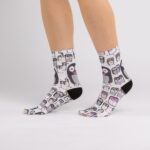 Calzini colorati a fantasia per donna / Calzini colorati a fantasia per donna /