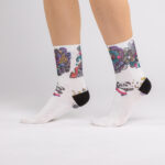 Calzini colorati a fantasia per donna / Calzini colorati a fantasia per donna /