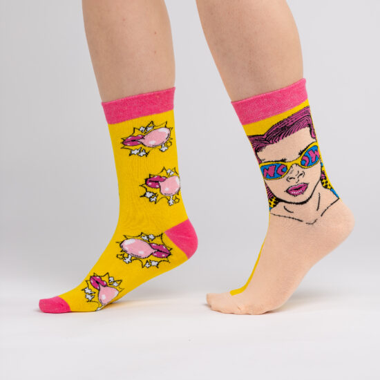 Calzini colorati a fantasia per donna SCONTO Calzini colorati a fantasia per donna SCONTO