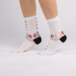 Calzini colorati a fantasia per donna /