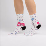 Calzini colorati a fantasia per donna /