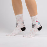 Calzini colorati a fantasia per donna /