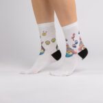 Calzini colorati a fantasia per donna /