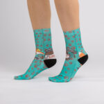 Calzini colorati a fantasia per donna /