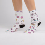 Calzini colorati a fantasia per donna /