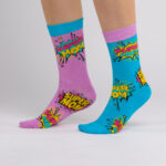 Calzini colorati a fantasia per donna / Calzini colorati a fantasia per donna /