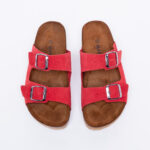 Ciabatte estive da donna in nabuk /