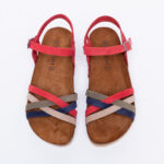 Sandali estivi da donna in nabuk / Sandali estivi da donna in nabuk /