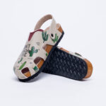 Sabot anatomico colorato con sottopiede in scamosciata / Sabot anatomico colorato con sottopiede in scamosciata /