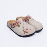 Sabot anatomico colorato con sottopiede in scamosciata /