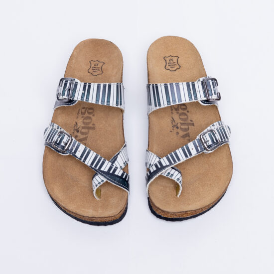 Alternative view of Ciabatte estive аnatomici con sottopiede in scamosciata