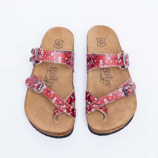 Alternative view of Ciabatte estive аnatomici con sottopiede in scamosciata