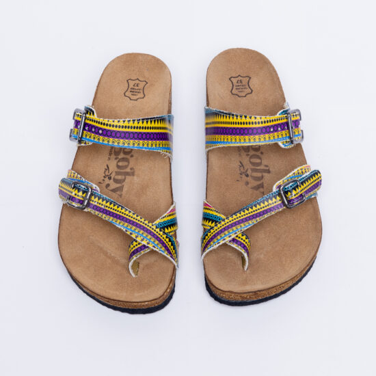 Alternative view of Ciabatte estive аnatomici con sottopiede in scamosciata