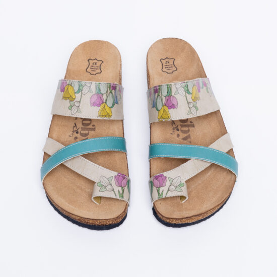 Alternative view of Ciabatte estive аnatomici con sottopiede in scamosciata