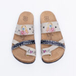 Ciabatte estive аnatomici con sottopiede in scamosciata /