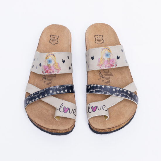 Alternative view of Ciabatte estive аnatomici con sottopiede in scamosciata