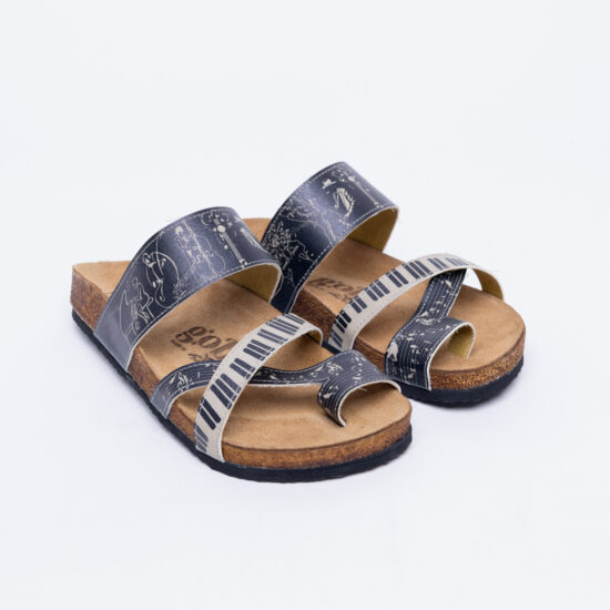 Ciabatte estive аnatomici con sottopiede in scamosciata