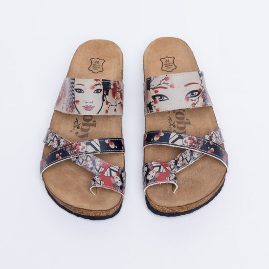 Alternative view of Ciabatte estive аnatomici con sottopiede in scamosciata