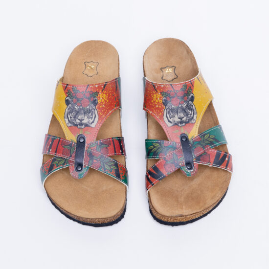 Alternative view of Ciabatte estive аnatomici con sottopiede in scamosciata