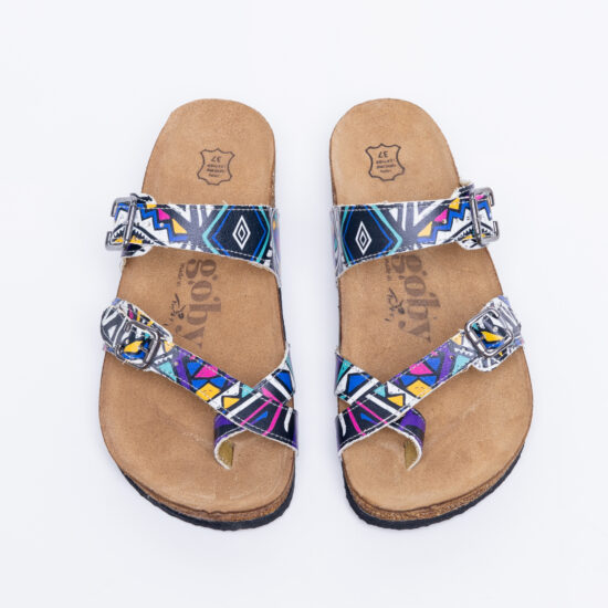 Alternative view of Ciabatte estive аnatomici con sottopiede in scamosciata