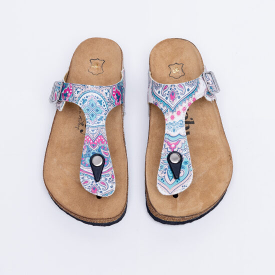 Alternative view of Ciabatte estive аnatomici con sottopiede in scamosciata