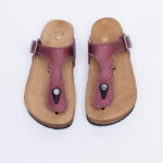 Infradito donna anatomico con sottopiede in scamosciata /