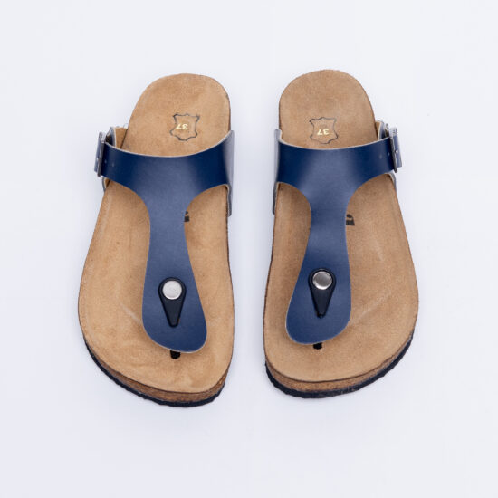 Alternative view of Infradito donna anatomico con sottopiede in scamosciata