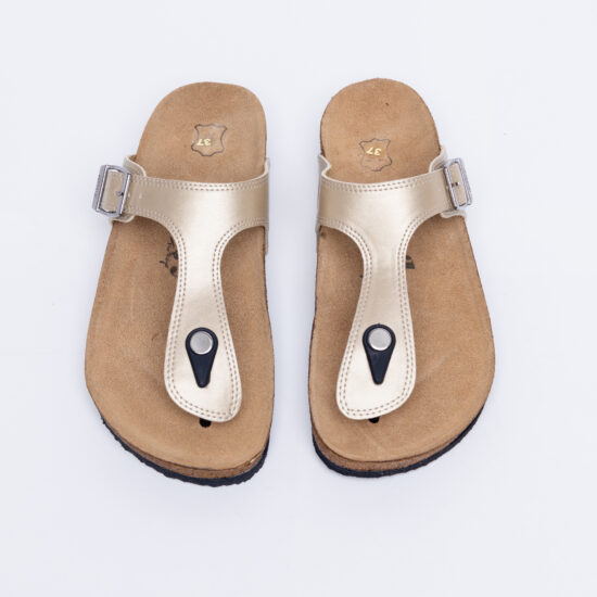 Alternative view of Infradito donna anatomico con sottopiede in scamosciata