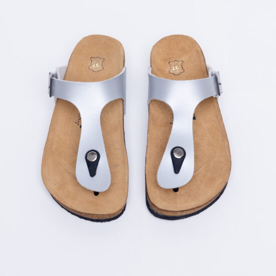 Alternative view of Infradito donna anatomico con sottopiede in scamosciata