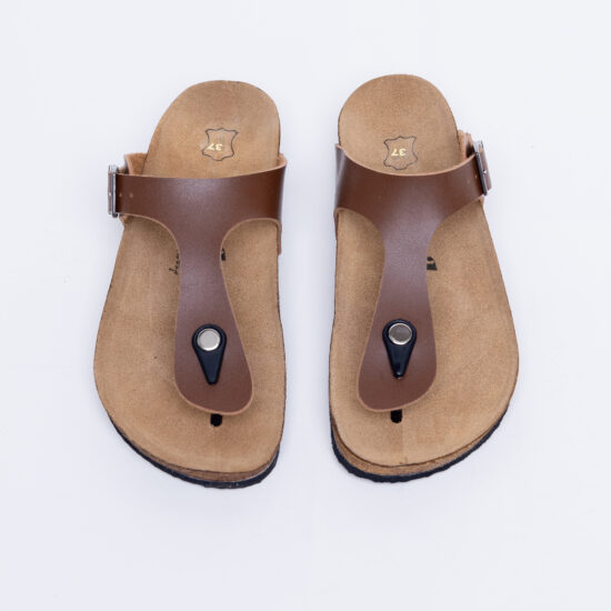 Alternative view of Infradito donna anatomico con sottopiede in scamosciata