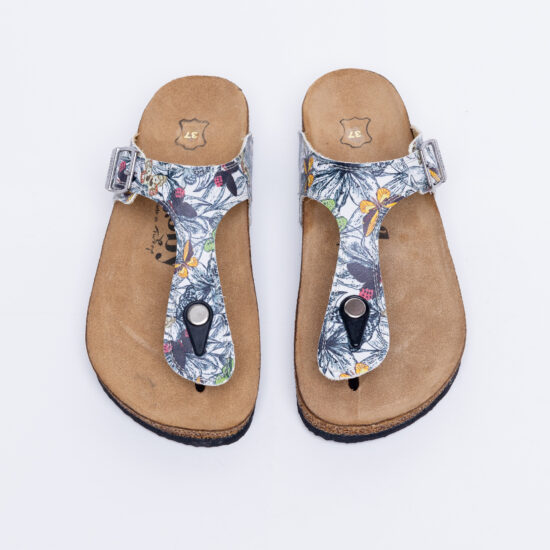 Alternative view of Ciabatte estive аnatomici con sottopiede in scamosciata