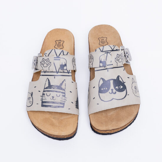 Alternative view of Ciabatte estive аnatomici con sottopiede in scamosciata