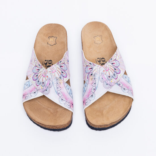 Alternative view of Ciabatte estive аnatomici con sottopiede in scamosciata