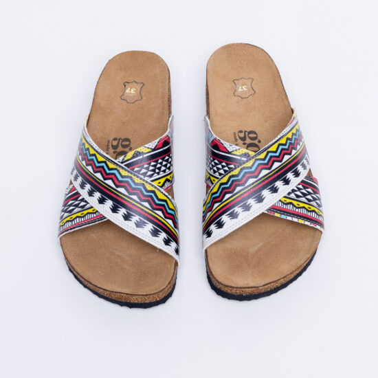 Alternative view of Ciabatte estive аnatomici con sottopiede in scamosciata