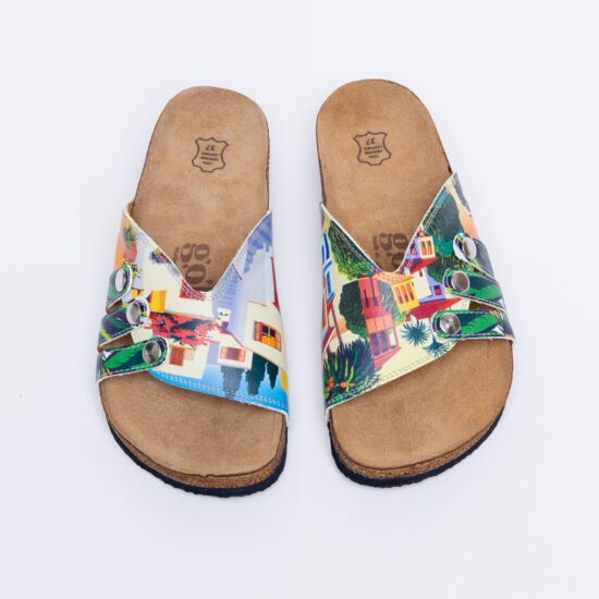 Alternative view of Ciabatte estive аnatomici con sottopiede in scamosciata