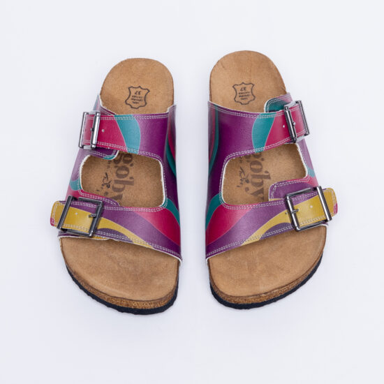 Alternative view of Ciabatte estive аnatomici con sottopiede in scamosciata