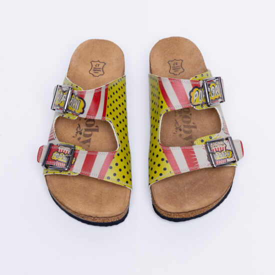 Alternative view of Ciabatte estive аnatomici con sottopiede in scamosciata