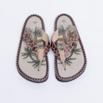 Infradito da donna multicolore in ecopelle / Infradito da donna multicolore in ecopelle /