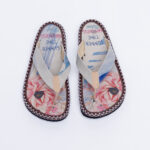 Infradito da donna multicolore in ecopelle / Infradito da donna multicolore in ecopelle /