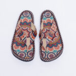 Infradito da donna multicolore in ecopelle / Infradito da donna multicolore in ecopelle /