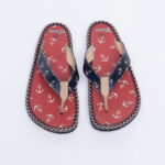 Infradito da donna multicolore in ecopelle / Infradito da donna multicolore in ecopelle /