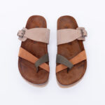 Ciabatte estive da donna in nabuk /