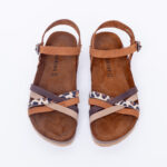 Sandali estivi da donna in nabuk /