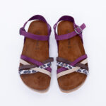 Sandali estivi da donna in nabuk /