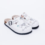 Ciabatte per medici con sottopiede in scamosciata /