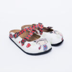 Sabot anatomico colorato con sottopiede in scamosciata / Sabot anatomico colorato con sottopiede in scamosciata /